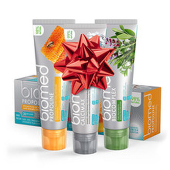 SPLAT Dárkový balíček zubních past Biomed 3 x 100 g unisex