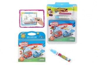 Kouzelné malování vodou Dopravní prostředky