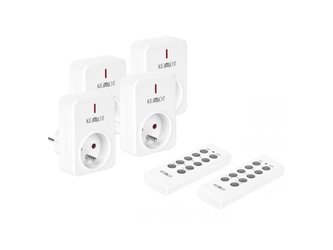 Zásuvky bezdrátové KEMOT 4+2