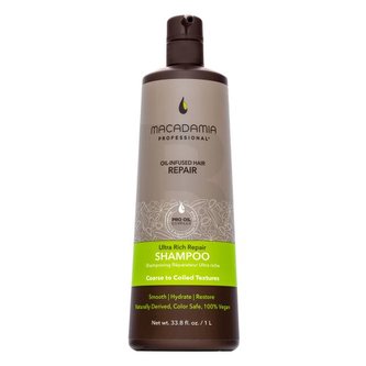 Macadamia Hloubkově regenerační šampon pro velmi poškozené vlasy Ultra Rich Repair (Shampoo) Objem 1000 ml woman