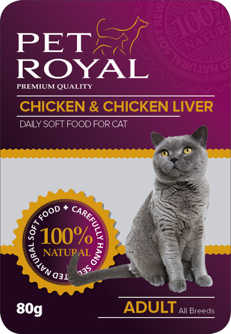 Kap.Pet Royal Cat kure+kurece jatra 80g