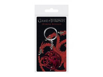 Klíčenka kovová Hra o Trůny - Targaryen