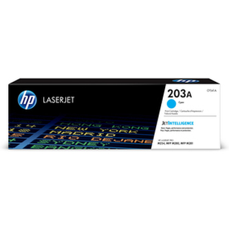 CF541A Toner HP 203A do tiskáren ColorLaserJet Pro MFP M280nw, MFP M281fdn, MFP M281fdw, azurová, 1, CF541A Toner HP 203A do tiskáren ColorLaserJet Pro MFP M280nw, MFP M281fdn, MFP M281fdw, azurová, 1,