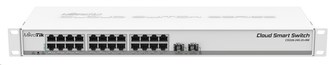 MikroTik Cloud Smart Switch CSS326-24G-2S+RM, 24 non-blocking gigabit.portů, 2xSFP+, Marvell DX switch chip, SwOS MikroTik Cloud Smart Switch CSS326-24G-2S+RM, 24 non-blocking gigabit.portů, 2xSFP+, Marvell DX switch chip, SwOS