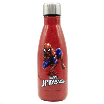 Puro Disney láhev z nerezové oceli SPIDERMAN, single wall, 500ml Red