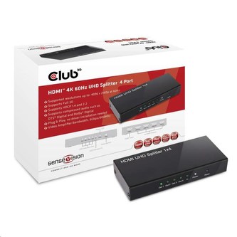 Club3D Video splitter 1:4 HDMI 2.0 4K60Hz UHD