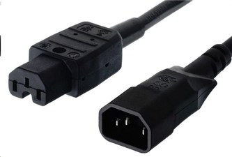 PREMIUMCORD Kabel napájecí 230V prodlužovací 2m (konektory IEC320 C14 - C15)