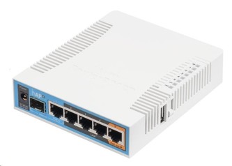 MikroTik hAP ac, 720MHz CPU, 128MB RAM, 5x LAN, 2.4+5GHz,Wi-Fi 802.11b/g/n/ac, SFP slot, vč. L4 MikroTik hAP ac, 720MHz CPU, 128MB RAM, 5x LAN, 2.4+5GHz,Wi-Fi 802.11b/g/n/ac, SFP slot, vč. L4