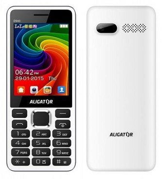 Aligator D940 Dual SIM, bílá