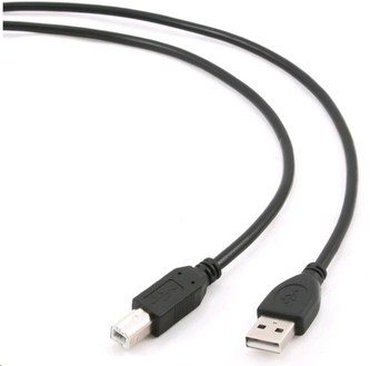 GEMBIRD Kabel USB 2.0 A-B propojovací 4,5m Professional (černý, zlacené kontakty)