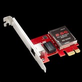 ASUS PCE-C2500 Síťový adapter 2.5GBase-T PCIe se zpětnou kompatibilitou 1G/100Mb/s, RJ45 port