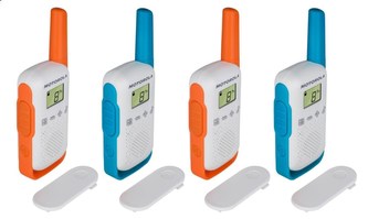 Motorola vysílačka TLKR T42 (4 ks, dosah až 4 km), Quad Pack