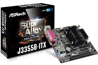 ASRock MB Int.procesor J3355B, 2xDDR3/DDR3L SODIMM , VGA, mini-ITX