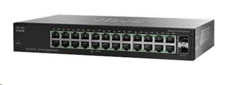 Cisco switch SG112-24, 22x10/100/1000, 2xGbE SFP/RJ-45