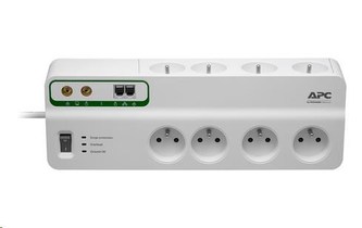 APC Performance SurgeArrest 8 outlets with Phone & Coax Protection 230V France, 2.7m APC Performance SurgeArrest 8 outlets with Phone & Coax Protection 230V France, 2.7m
