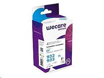 WECARE ARMOR cartridge pro HP Officejet 6100, 6600 (K10306W4), černá/black+1C+1M+1Y/HC, 3x12ml, 1x30