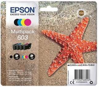 EPSON ink Multipack \"Hvězdice\" 4-colours 603 Ink