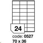 RAYFILM Matné bíle PE laser etikety  *R0503.0527B