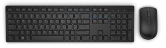 Dell Wireless Keyboard and Mouse-KM636 - Czech (QWERTZ) - Black