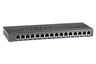 Netgear GS116E 16-port gigabit ProSafe Plus Switch, PC management