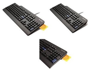 LENOVO klávesnice drátová USB Smartcard Keyboard CZ - USB, černá