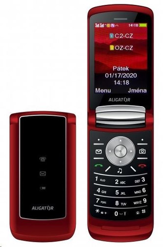 Aligator DV800 Dual SIM, červená