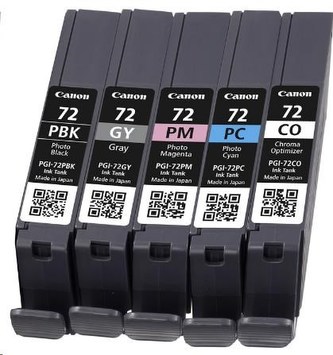 Canon BJ CARTRIDGE PGI-72 PBK/GY/PM/PC/CO Multi Pack