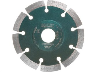 Extol Industrial (8703031) kotouč diamantový řezný segmentový Grab Cut, 115x22,2mm, suché i mokré řezání Extol Industrial (8703031) kotouč diamantový řezný segmentový Grab Cut, 115x22,2mm, suché i mokré řezání
