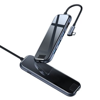 Baseus Multi-functional HUB (Type-C to 3xUSB3.0+HD4K+SD/TF+PD) Deep gray Baseus Multi-functional HUB (Type-C to 3xUSB3.0+HD4K+SD/TF+PD) Deep gray