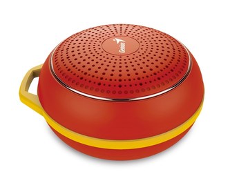 GENIUS repro SP-906BT R2, 3W, Bluetooth 4.1, dobíjecí, červené