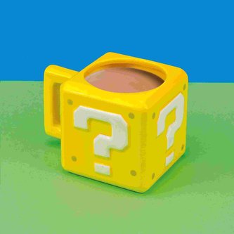 GL SUPER MARIO QUESTION BLOCK MUG