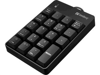 Sandberg numerická klávesnice, USB, černá