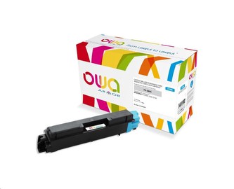 OWA Armor toner pro KYOCERA 5150, 2800 Stran, TK580C, modrá/cyan + waste box (TK-580C)