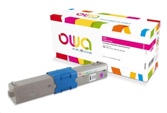 OWA Armor toner pro OKI C301, C321, MC332, MC342, 1500p, 44973534, červená/magenta