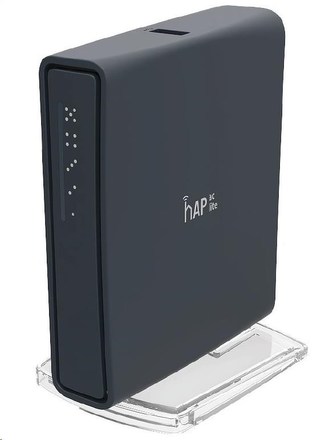 MikroTik hAP ac lite (tower), 650MHz CPU, 64MB RAM, 5xLAN, 2.4+5GHz (802.11b/g/n/ac), vč. L4