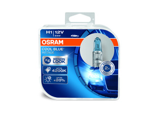 OSRAM autožárovka H1 COOL BLUE INTENSE 12V 55W P14,5s (Duo-Box)