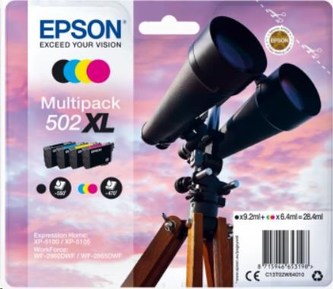 EPSON ink Multipack \"Dalekohled\" 4-colours 502XL Ink