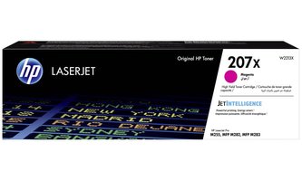 W2213X Toner pro Color LaserJet Pro M182N, M183FW tiskárny, HP 207X, magenta, 2450 str. W2213X Toner pro Color LaserJet Pro M182N, M183FW tiskárny, HP 207X, magenta, 2450 str.