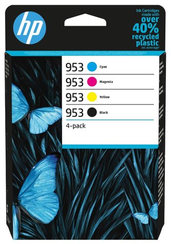 HP 953 CMYK Original Ink Cartridge 4-Pack HP 953 CMYK Original Ink Cartridge 4-Pack