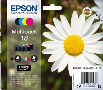 EPSON ink Multipack 4-colours \"Sedmikráska\" 18 Claria Home Ink