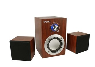 Crono  CS-2106H - reproduktory 2.1, 10 W, hnědé