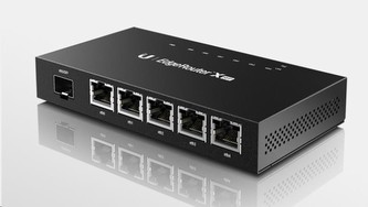 UBNT EdgeMAX EdgeRouter X SFP [880MHz dual-core CPU, 256MB RAM, EdgeOS, 5 gigabitových portů s PoE, SFP]