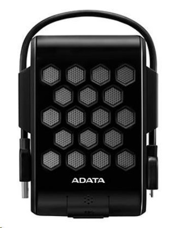 ADATA Externí HDD 2TB 2,5\" USB 3.1, DashDrive™ Durable HD720, G-sensor, černý, (gumový, vodě/nárazu odolný)