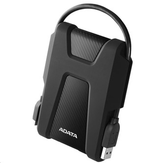 ADATA Externí HDD 1TB 2,5\" USB 3.1 AHD680, černý (gumový, nárazu odolný)