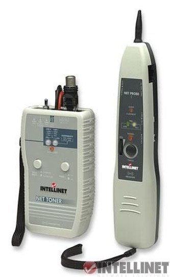Intellinet Cable Tester, Net Toner and Probe Kit, Tone Generator, RJ45, RJ12 Intellinet Cable Tester, Net Toner and Probe Kit, Tone Generator, RJ45, RJ12