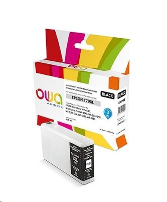OWA Armor cartridge pro EPSON REMAN. T79XL B, 45,5ml/2690p, T7901, černá/black