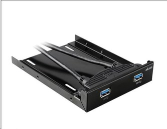 AKASA adaptér 2.5\" SSD a HDD s 2x USB 3.0 porty do pozice 3.5\"