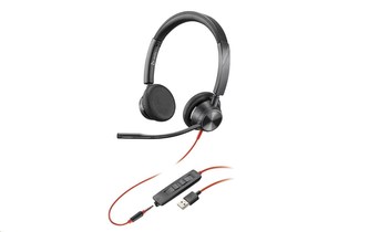 POLY náhlavní souprava BLACKWIRE 3325 MS, USB, 3,5 mm jack, stereo POLY náhlavní souprava BLACKWIRE 3325 MS, USB, 3,5 mm jack, stereo