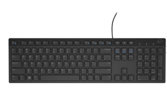 DELL Multimedia Keyboard-KB216 - US International (QWERTY) - Black