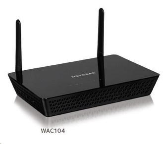 Netgear WAC104 Wireless AC1200 Access Point, 802.11ac dual band, 4x gigabit RJ45 Netgear WAC104 Wireless AC1200 Access Point, 802.11ac dual band, 4x gigabit RJ45